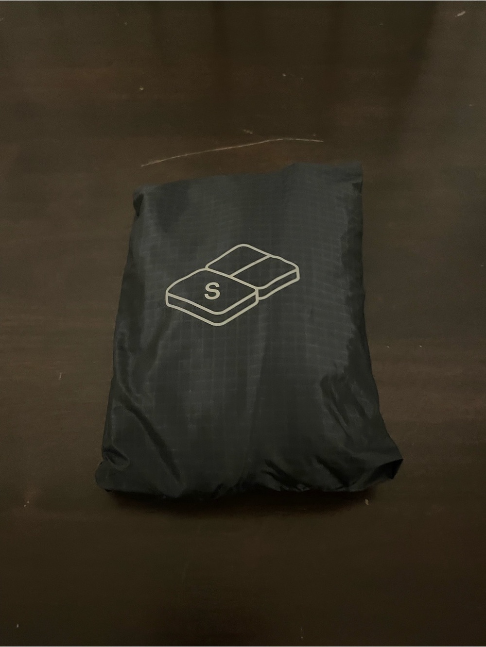 Packing Cube Black with Three Compartments